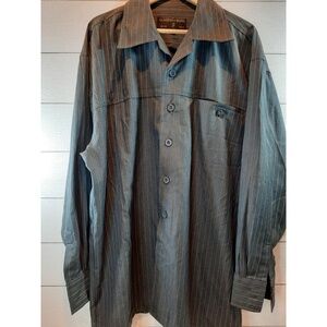 Alberto Celini  Hand Tailored Button Down Dress Shirt and Pants Milan Italy XL